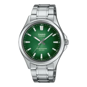Montre Casio MTS-RS100D-3AV pour Homme – Élégance Verte et Énergie Solaire