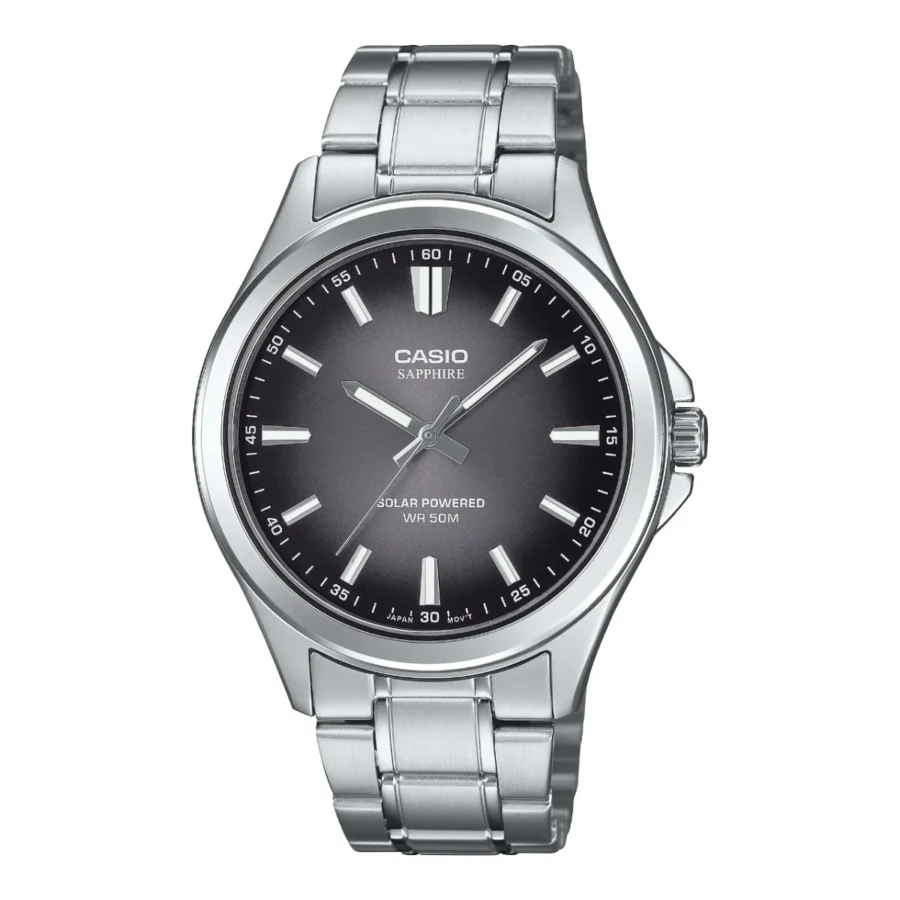 Montre Casio MTS-RS100D-1AV pour Homme – Élégance Solaire et Fiabilité