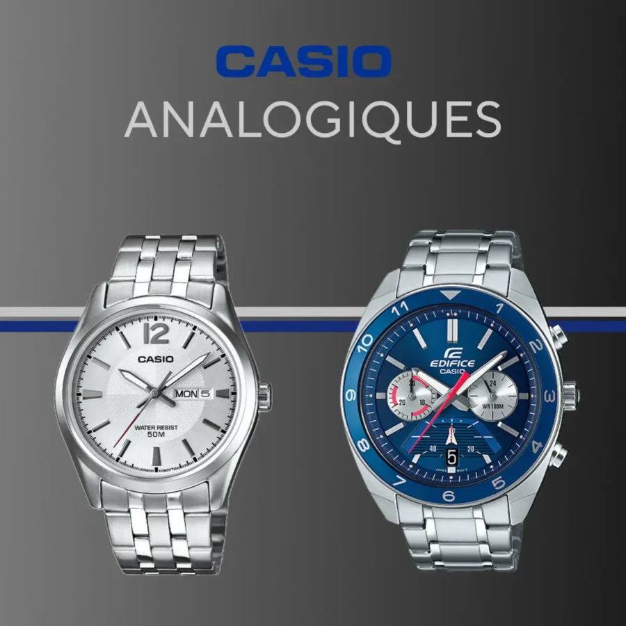 montre casio maroc analogiques